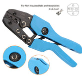 0.5- 6mm² Ratchet  Crimper Non-Insulated Receptacle Plug Terminals